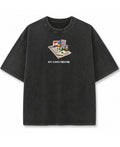 Vintage Fade Wash Oversized T-shirt Front Design